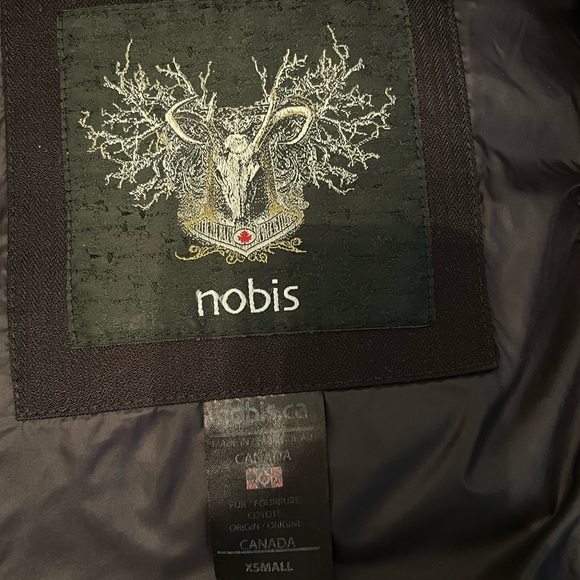 Nobis Tula black XS women’s down parka - Picture 9 of 10